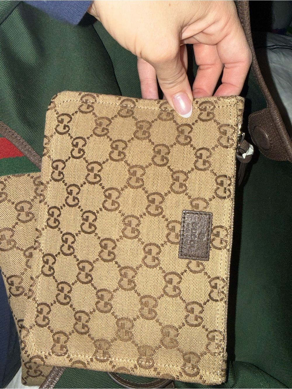 Gucci Brown Monogram Giglio tote-Large - Picture 15 of 16